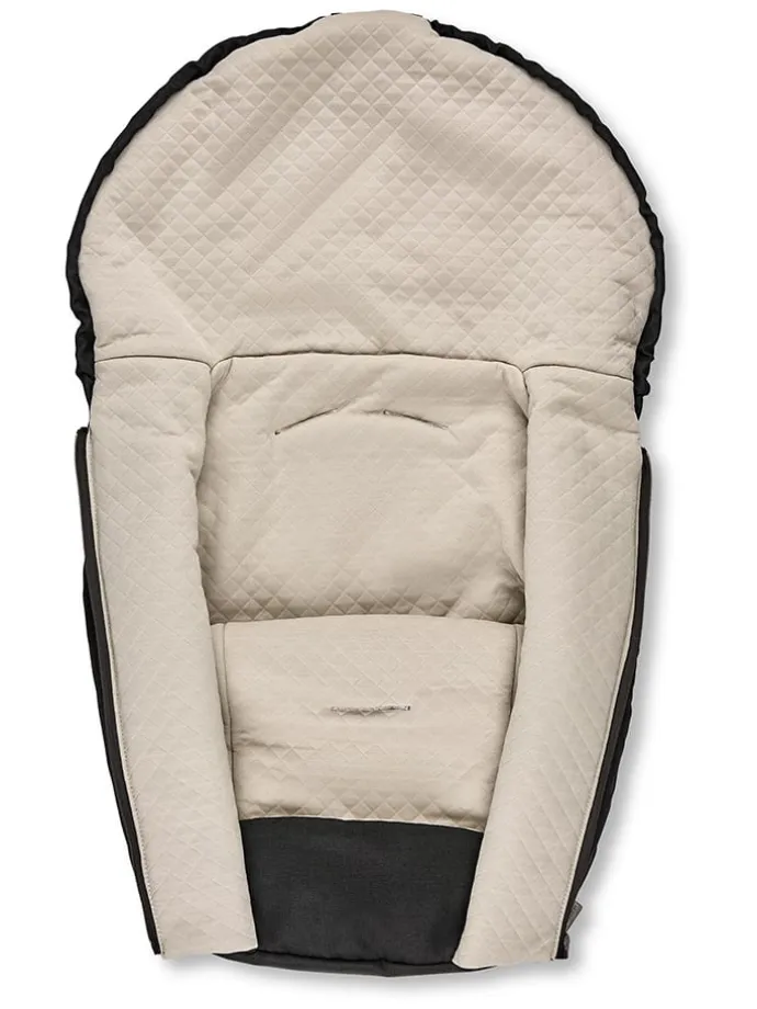 Autoschalen-Fußsack "Tulip" in Schwarz - (L)72 x (B)30 cm