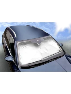 Auto-Sonnenschutz in Silber - (L)60 x (B)118 cm