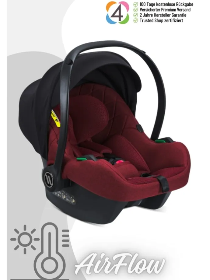 Avionaut Cosmo 2.0 AirFlow - Babyschale (0-13 kg) - Farbe: Red