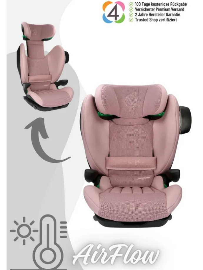 Avionaut MaxSpace AirFlow Kindersitz (100-150 cm) - Farbe: Pink