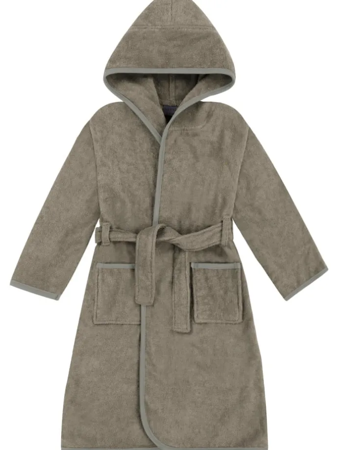 Baby Bademantel aus Bio-Baumwolle Ljubljana in Beige