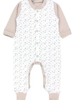 Baby Bekleidung Set Jungen Langarm Neugeborene 5 tlg in beige Modell 5