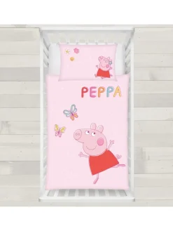Baby Bettwäsche-Set "Peppa Pig / Peppa Wutz" in Rosa
