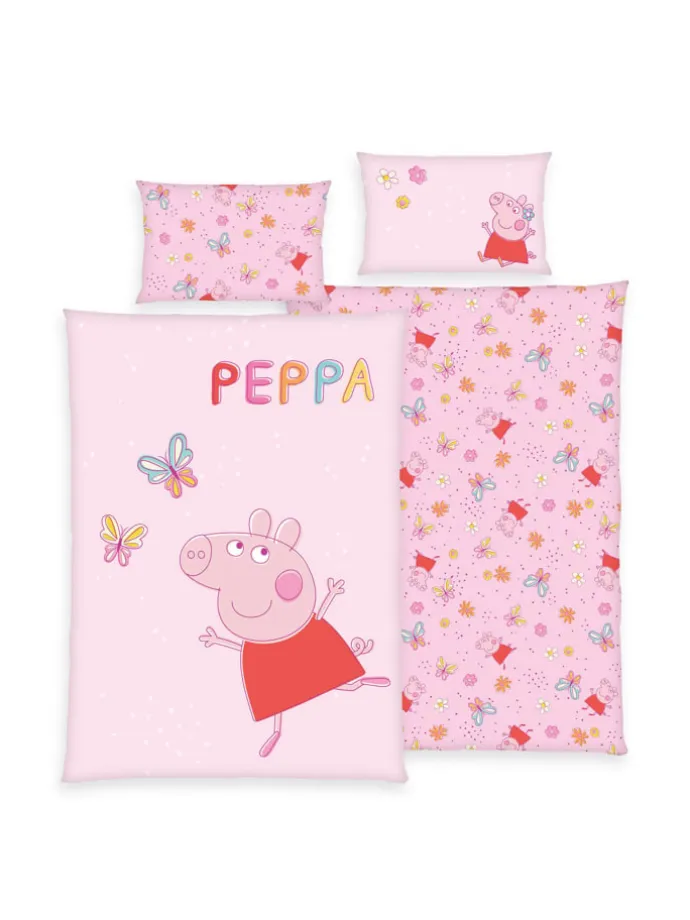 Baby Bettwäsche-Set "Peppa Pig / Peppa Wutz" in Rosa