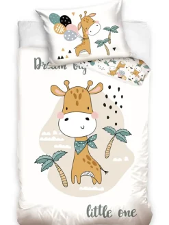 Baby Bettwäsche-Set "Tiere - Giraffe" in Weiß