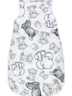 Baby Ganzjahres Schlafsack Wattiert in beige