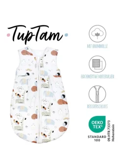 Baby Ganzjahres Schlafsack Ärmellos Wattiert in grau Modell 3