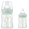 Baby Glasflasche 120 ml in grün