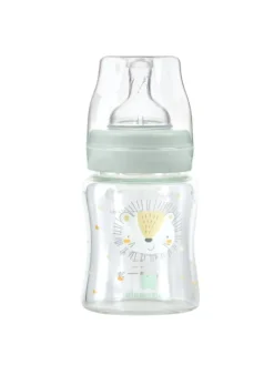 Baby Glasflasche 120 ml in grün