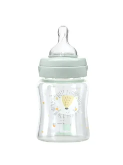 Baby Glasflasche 120 ml in grün