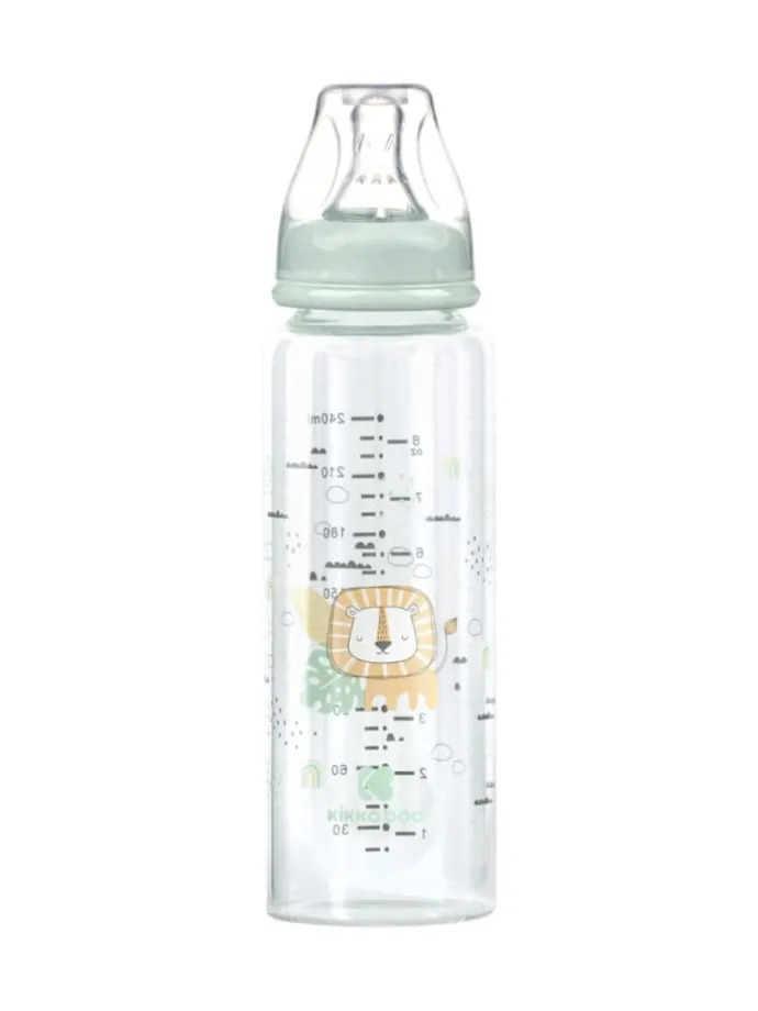 Baby Glasflasche Savanna 240ml in grün