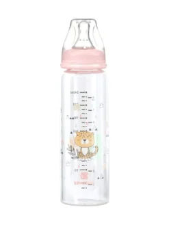 Baby Glasflasche Savanna 240ml in rosa