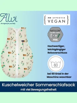 Baby Kugelschlafsack Molton in Koalas World