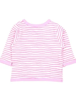 Baby Langarm Wickelshirt 5er Set in rosa Modell 2