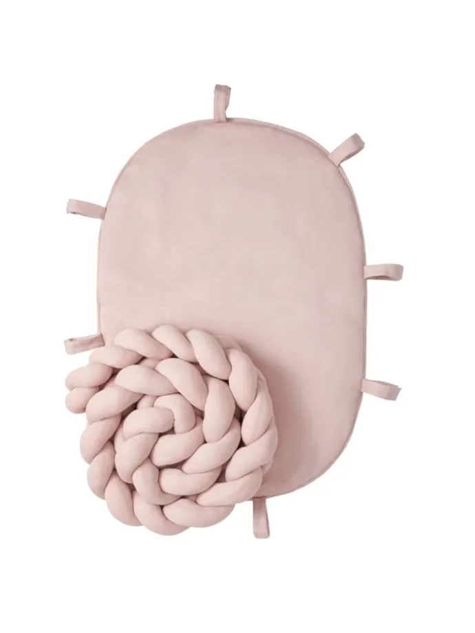 Baby Nest geflochten Rosa