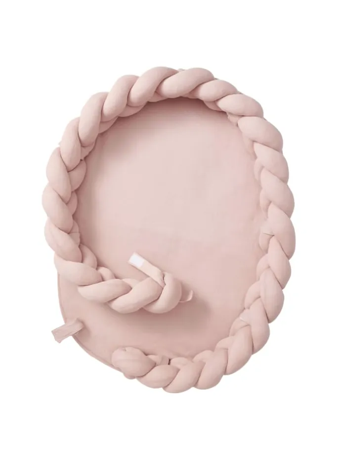 Baby Nest geflochten Rosa