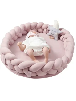 Baby Nest geflochten Rosa