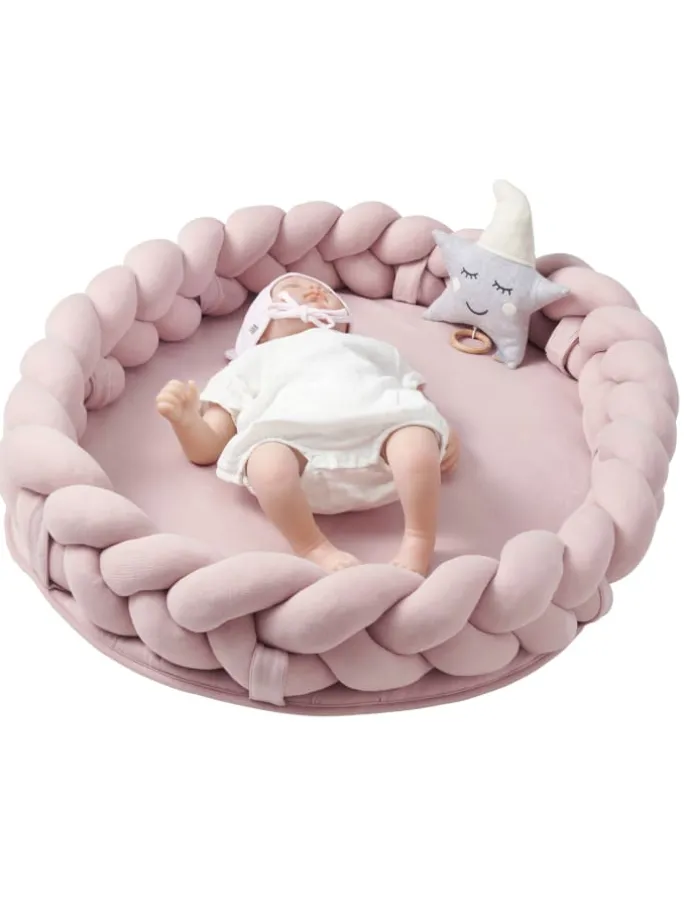 Baby Nest geflochten Rosa