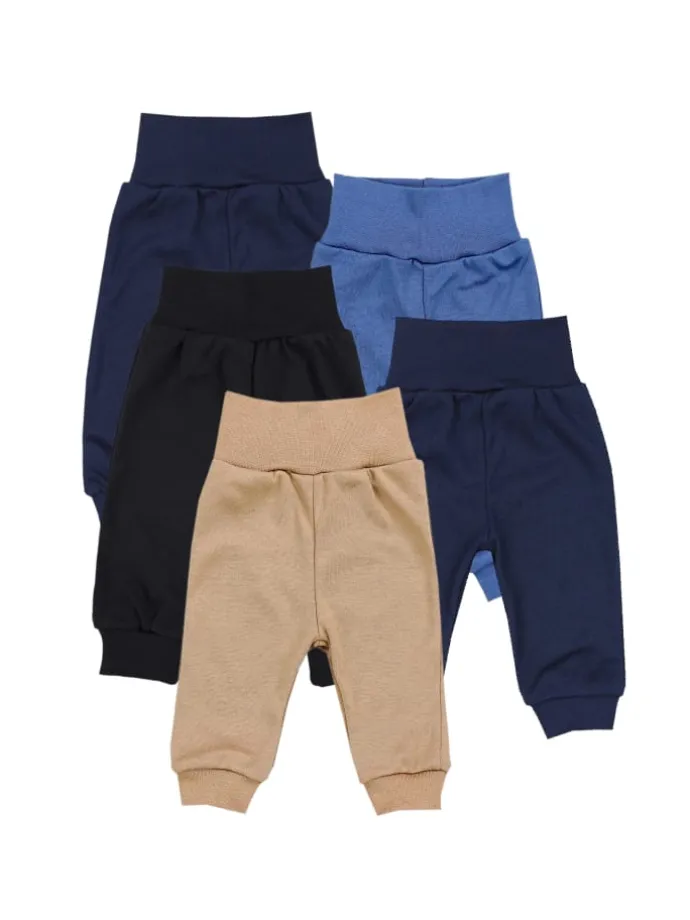 Baby Pumphose 5er Pack in dunkelblau