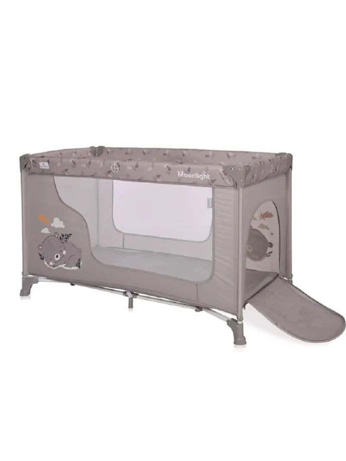 Baby Reisebett und Laufstall Moonlight in braun
