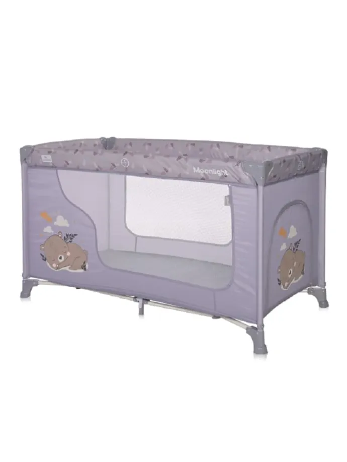 Baby Reisebett und Laufstall Moonlight in lila