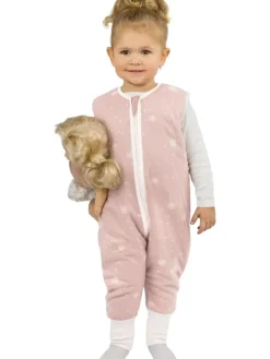 Baby Schlafsack aus Bio-Baumwolle Nanao in Rosa