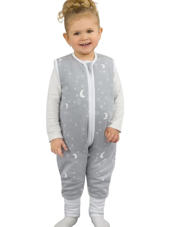 Baby Schlafsack aus Bio-Baumwolle Nanao in Grau