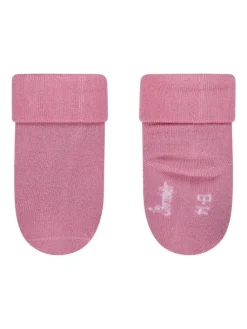 Baby Socken 3er-Pack uni in rosa