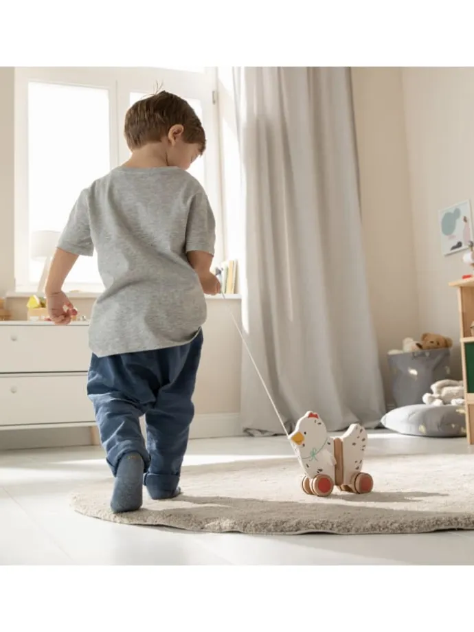 Baby Spielzeug NachziehtierZiehtier Huhn "Marry" aus Holz ab 1 Jahr