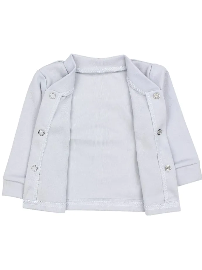 Baby Strampler Set mit Spruch in blau