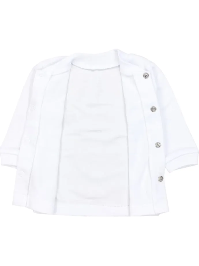 Baby Strampler Set mit Spruch in rot/weiß