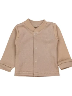 Baby Unisex Strampler-Set mit Aufdruck Spruch 2-tlg in beige/braun