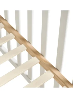 Babybett KIAMA in Weiß - (W) 75 x (H) 89 x (L) 134 cm