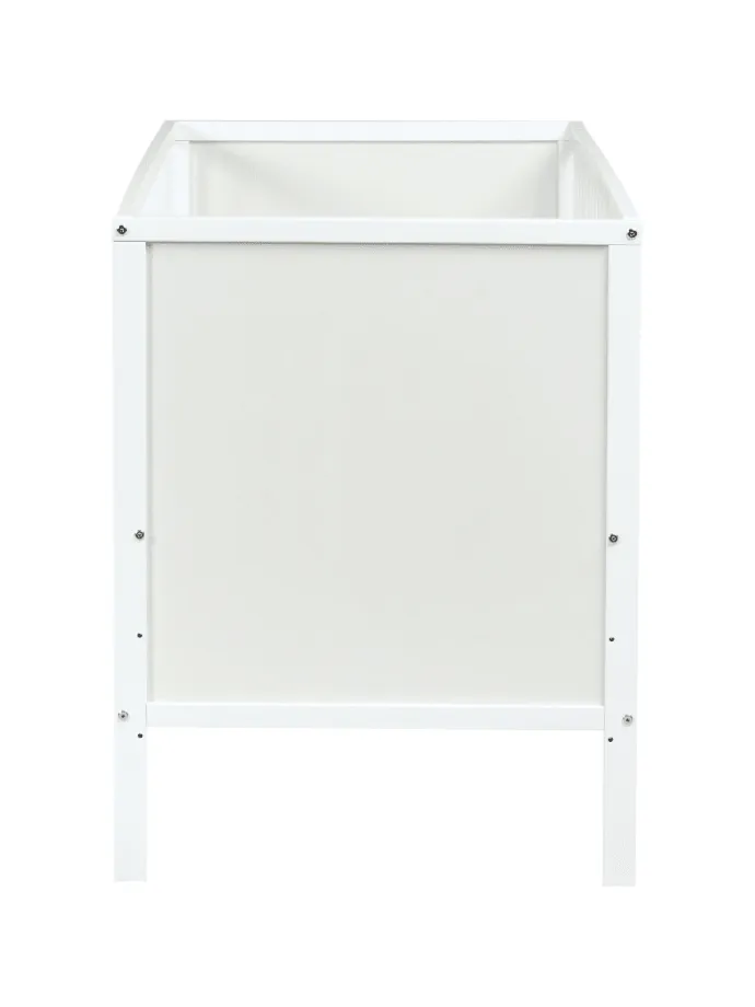 Babybett ZAMA in Weiß - (W) 65 x (H) 84 x (L) 122 cm