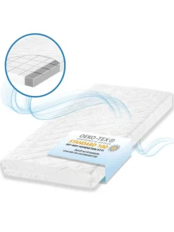 Babybett-Matratze Air Allround 70 x 140 in weiss