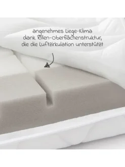 Babybett-Matratze Air Allround 70 x 140 in weiss