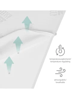 Babybettmatratze Comfort Air Roll mit gelochtem Kern 70 x 140 cm
