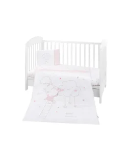 Babybettwäsche 6-teilig in rosa