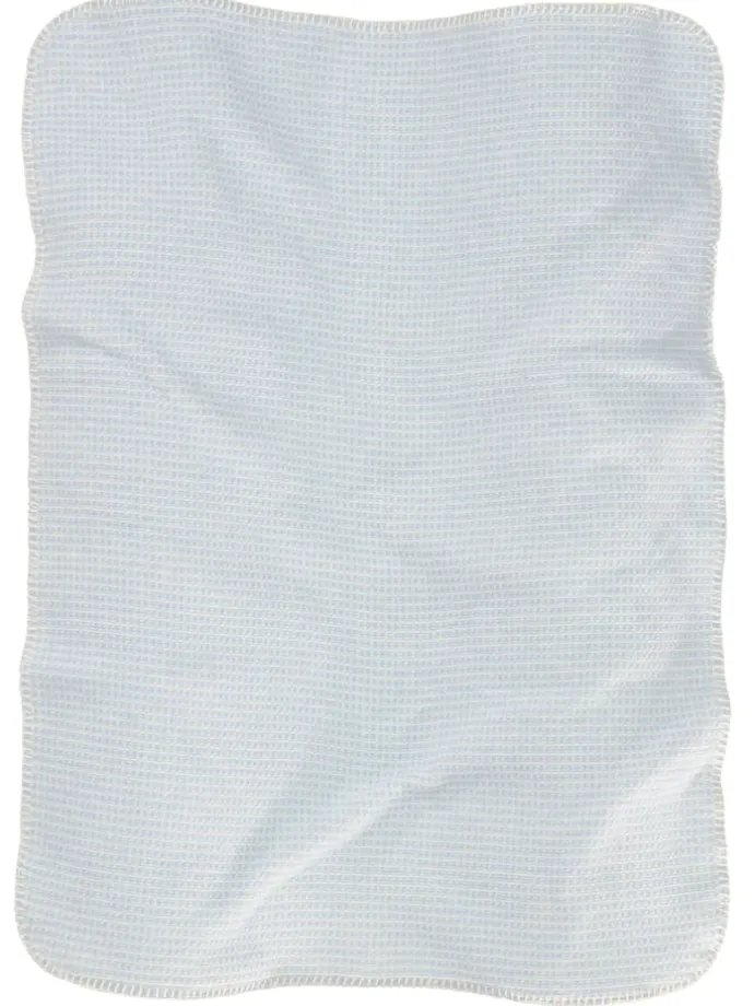 Babydecke Cotton in blau