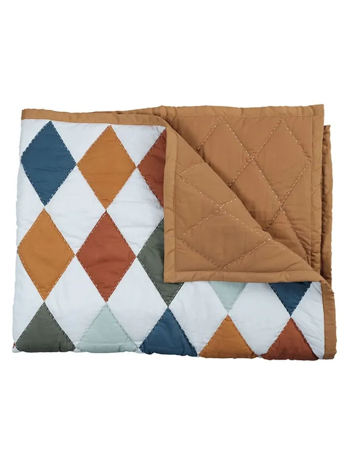 Babydecke "Diamond" in Bunt - (L)140 x (B)110 cm