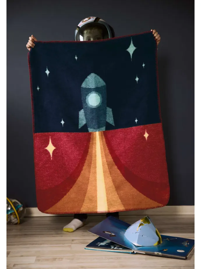 Babydecke Little Rocket in bunt