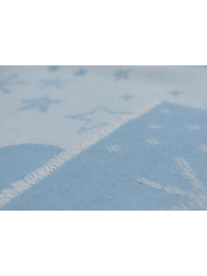 Babydecke Universe in blau