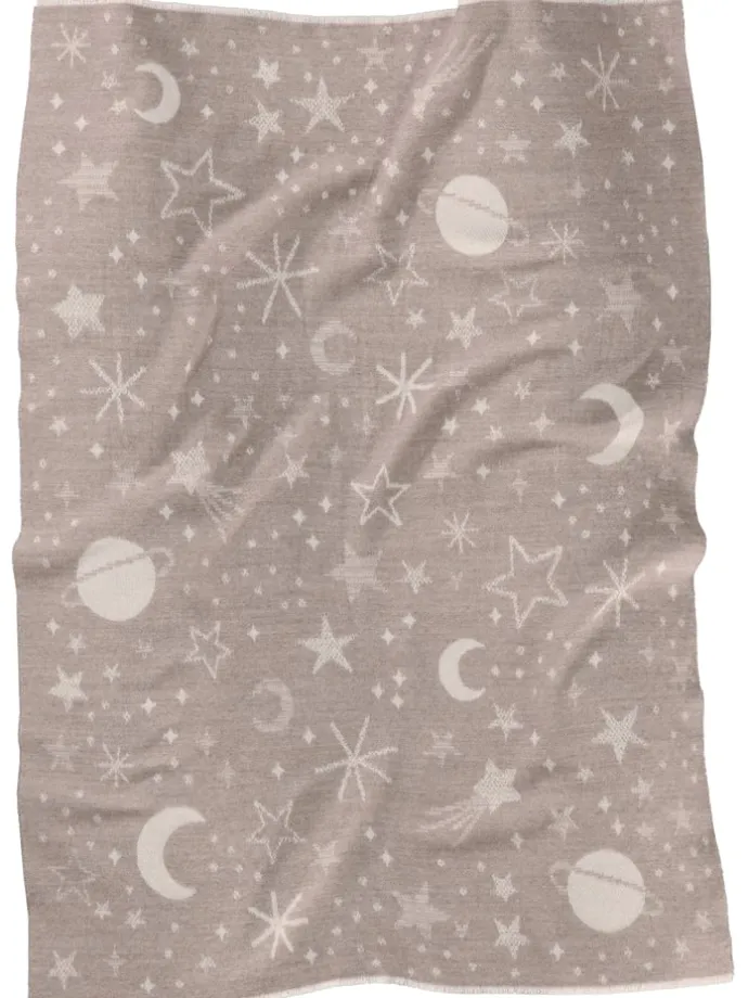 Babydecke Universe in taupe