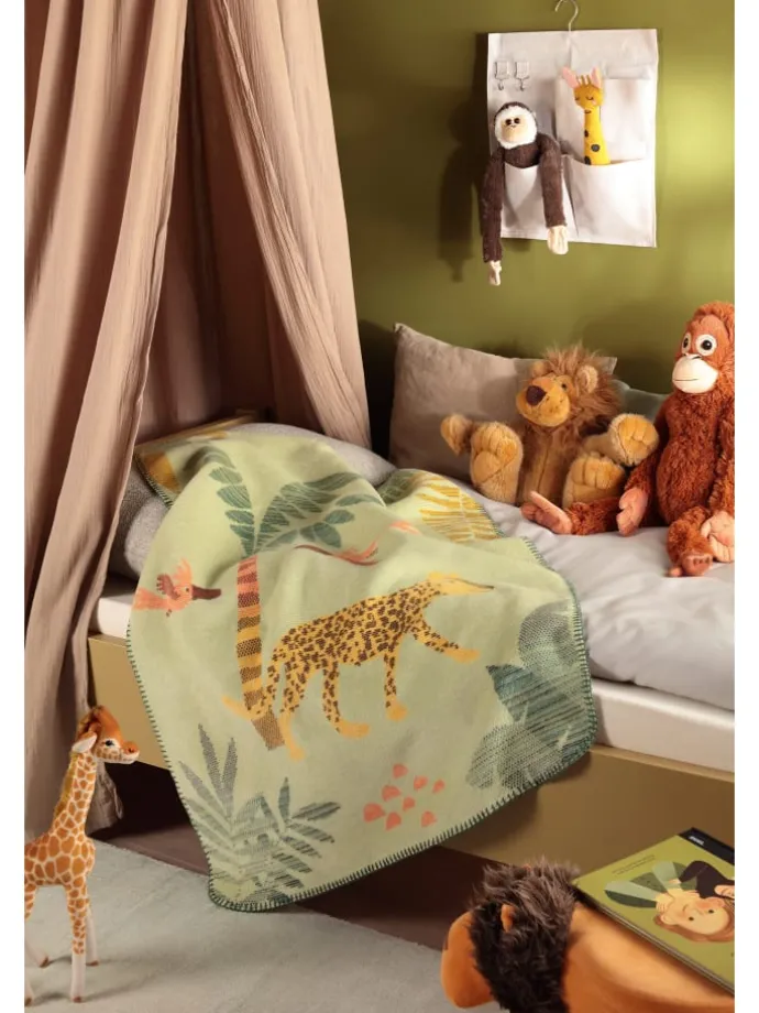 Babydecke Wildlife in bunt
