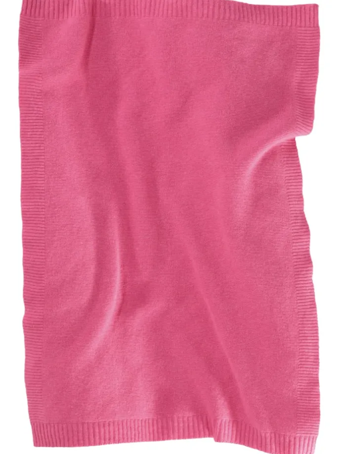 Babydecke Wool Knit in pink