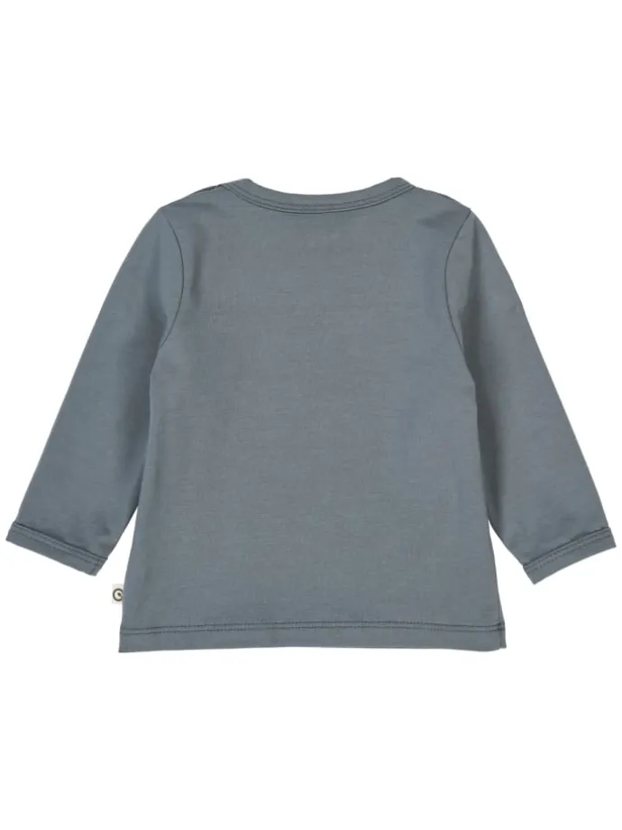 Babylangarmshirt 2er-Pack in Oak/ Stormy blue