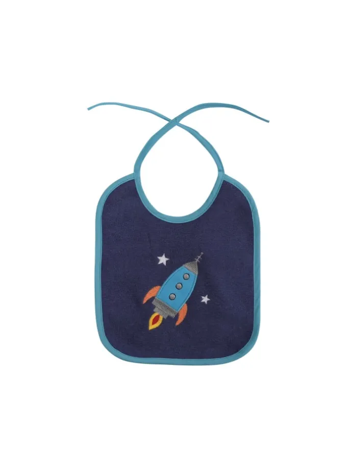 Babylatz-Set 7-teilig einlagig in blau