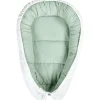 Babynest EREB in Grün/Weiß - (W) 55 x (H) 15 x (L) 90 cm