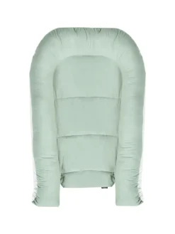 Babynest EREB in Grün/Weiß - (W) 55 x (H) 15 x (L) 90 cm
