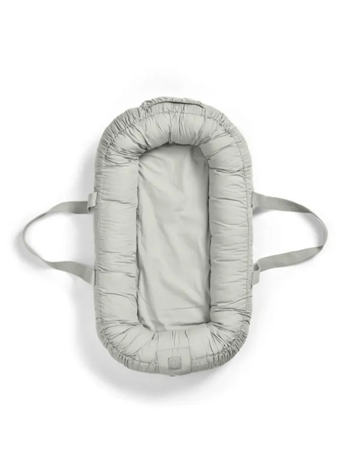 Babynestchen tragbar - Mineral Green in Grün 78 x 45cm